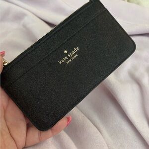 Black Glitter Kate Spade Wallet